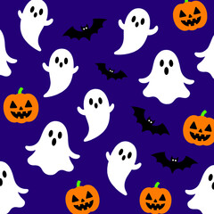 halloween seamless pattern