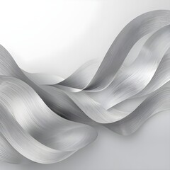 Gray Silver wave abstract vector background Generative Ai
