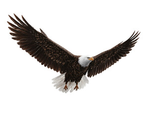 Bald Eagle Soaring &ndash; Power and Freedom Concept