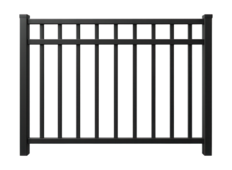 Durable steel fence sections for townhouses, ensuring high security with a sleek design.