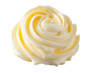 Whipped cream swirl a delicious sweet food frosting