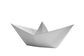 Simple origami paper boat