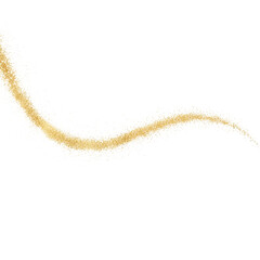 Obraz premium Golden Glitter Wave on White – Elegant Sparkle for Festive & Luxury Design Subtle, magical, and versatile — perfect for holiday cards, branding, or decorative accents.