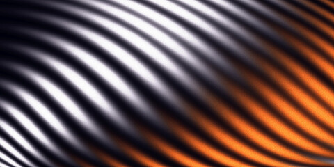 Grainy Noise Texture Background - Bright Orange and White Diagonal Stripes for Header, Social Media, Cover, and Modern Web Design.
