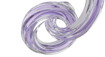Abstract purple and silver flowing shape on black background presentation design