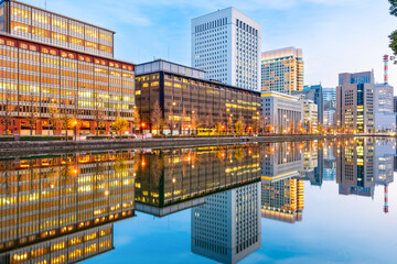 Obraz premium Tokyo, Japan at the Marunouchi Business District 185