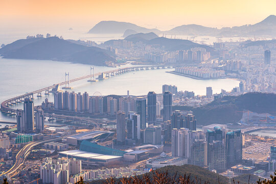 Busan, South Korea at Dusk 170 - Powered by Adobe
