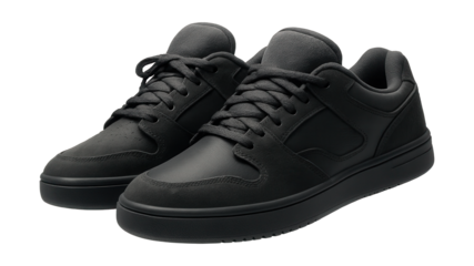 Skate shoes featuring suede accents and a cushioned tongue for extra support.