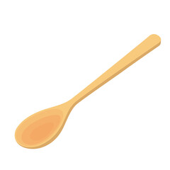 Spoon vector. Wood Spoon on PNG.