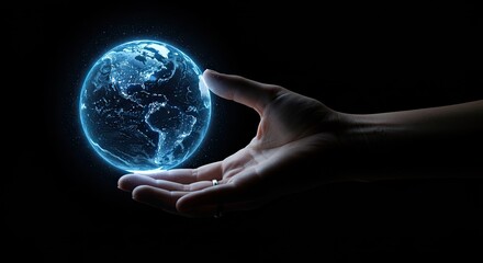 globe of earth bighting  concept