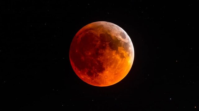 Blood Moon Spectacle - A Celestial Dance of Light and Shadow.