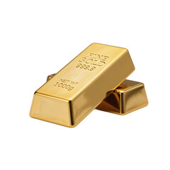 Displaying pure gold bars with clear markings of purity and weight for financial and investment context.