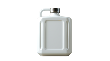White Gas Can isolated on transparent background