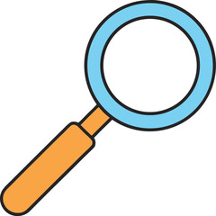 vector magnifying glass icon