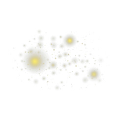 Yellow glowing sparkle PNG, abstract luminous dots, dreamy magical shimmer, festive decorative element, soft light bokeh, digital art accent for overlays, crafts, creative design

