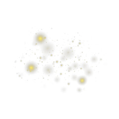 Yellow Glowing Particle Cluster on White – Abstract Soft Focus Dots, Dreamy Minimalist Sparkle, Modern Digital Art for Creative Design and Bright Futuristic Backgrounds

