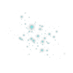 Abstract Blue Glowing Particle Field on White – Ethereal Soft Focus Dots, Dreamy Minimalist Sparkle, Modern Digital Art for Creative Design and Futuristic Backgrounds

