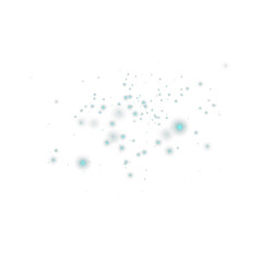 Abstract Light Blue Glowing Particle Cluster on White Background – Ethereal Soft Focus Dots, Dreamy Minimalist Sparkle, Modern Digital Art for Creative Design Inspiration

