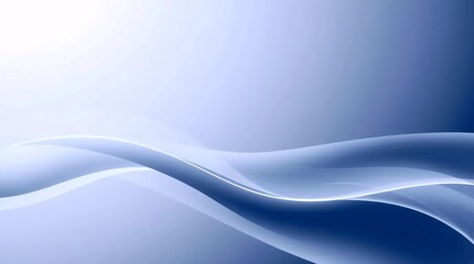 soft abstract white and blue waves background with elegant gradient and smooth motion design