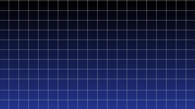 Seamless animated grid motion background overlay. Minimalist technological abstract pattern for screens, HUD elements, and modern video projects.