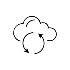 Clouds Icon Vector