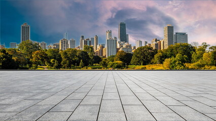 outdoor road skyline city building landscape sunset cityscape street travel	
