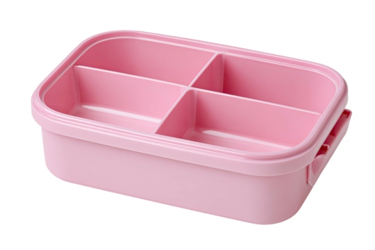 Pink divided lunchbox