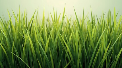 Fototapeta premium green grass isolated on white