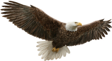 Obraz premium Powerful eagle in flight