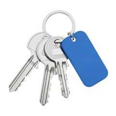 Keys to Freedom Unlock Opportunities with Secure Access and Modern Keyring Home Security on transparent background