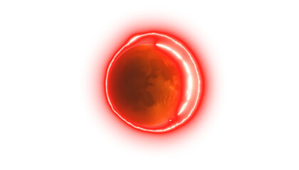 Moon PNG Transparent Background | Glowing Full Moon Clipart | Realistic Night Sky Moon Image