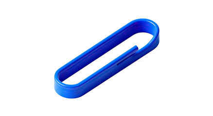 Obraz premium 3D Blue Paperclip