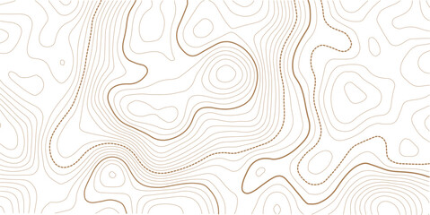 Topographic map background. Geographic line map with elevation assignments. Contour background geographic grid.