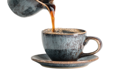 Coffee being poured into a cup (1)