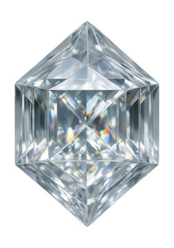 Colorless zircon featuring vibrant internal reflections in a tetragonal structure.