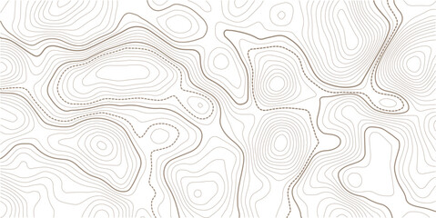 Luxury abstract Topographic line map. Modern design with white background with topographic wavy pattern design.