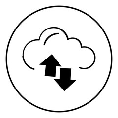 Clouds Icon Vector