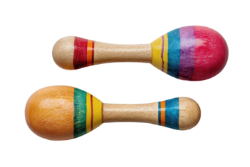 Pair of colorful maracas (1)