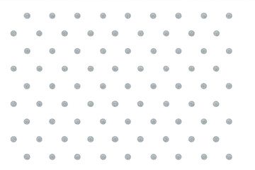 Silver coins polka dot grid pattern on transparent background