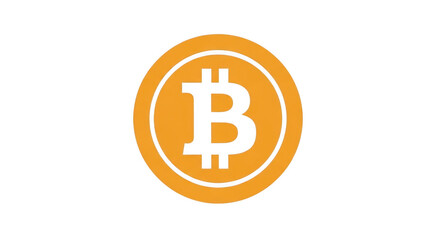 Obraz premium Bitcoin Cryptocurrency Symbol On Black