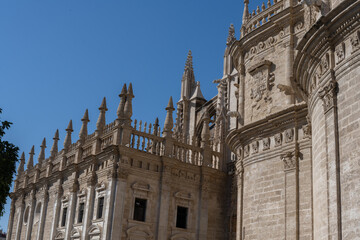 Fototapeta premium View of Seville Cathedral, Spain