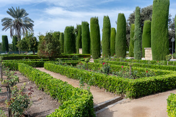 Gardens of the Alc&aacute;zar of Seville, Spain