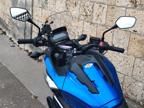 motorcycle on the street