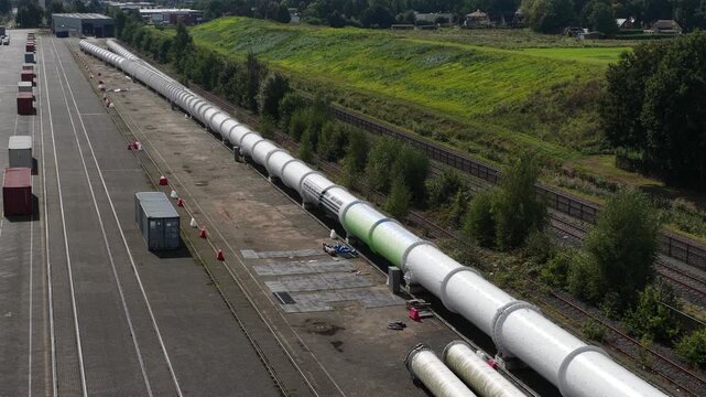 Hyperloop concept, vacuum train, pneumatic tube technology, high speed futuristic transport, research, development, test facilities.