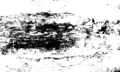 Distressed black and transparent background texture for graphic design use