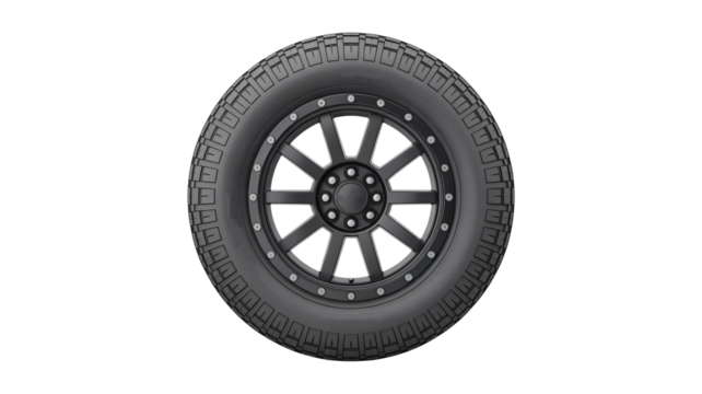 Rugged off road tire and wheel for adventure vehicles