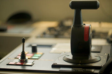 Engine controls of a ship
