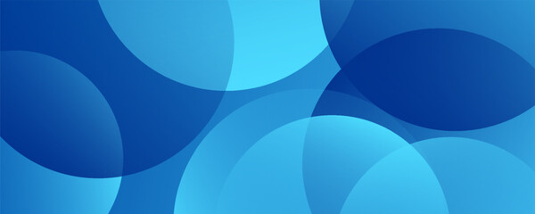 Abstract Blue fluid gradient Geometric banner design background.