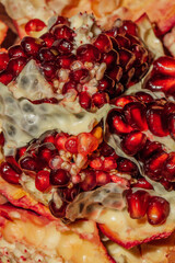 pomegranate fruit insides