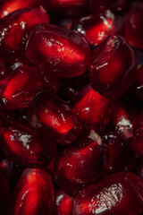 pomegranate seeds background